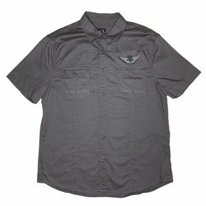 A|X Armani Exchange Men's Fitted Casual Button Down Shirt